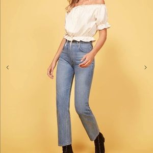 Reformation Cynthia High Relaxed Jean
